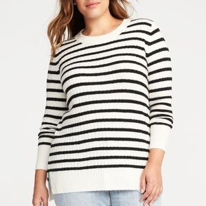Black & White Striped Sweater